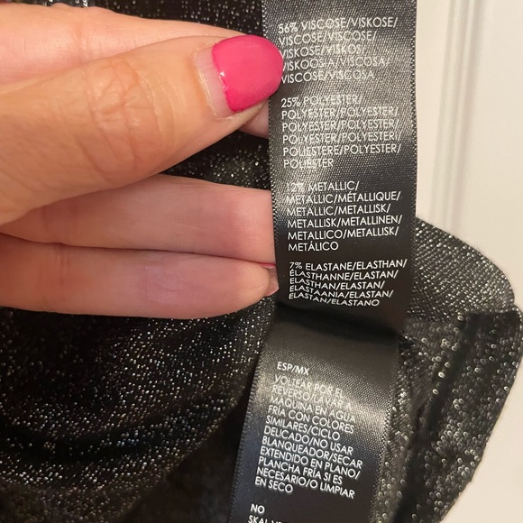 Liverpool Gray & Silver Sleeveless Top - Size Medium - Picture 6 of 6